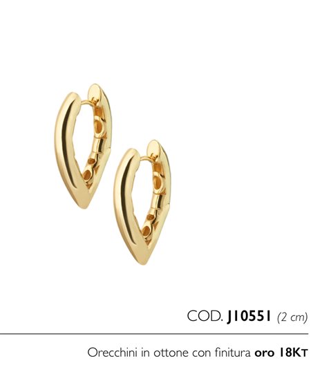 Orecchini Sovrani Donna in Ottone J10551 - J10551